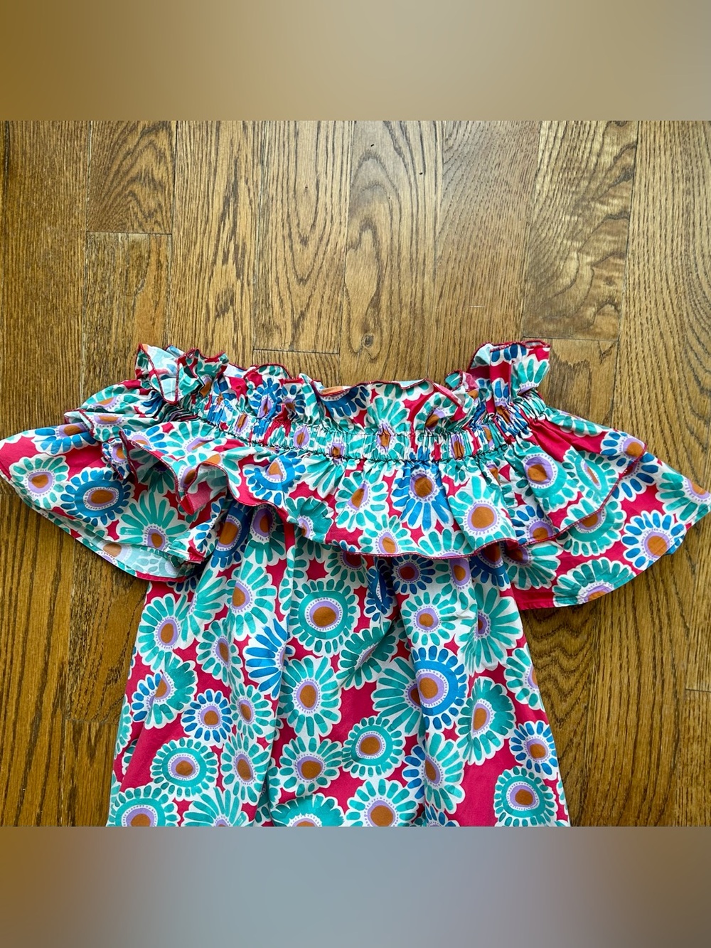 La DoubleJ Breakfast Crazy Daisy Maxi Dress Size M - Picture 8 of 10